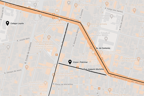 Mapa de localização do empreendimento